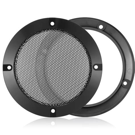 speaker cabinet steel grill|round speaker grill material.